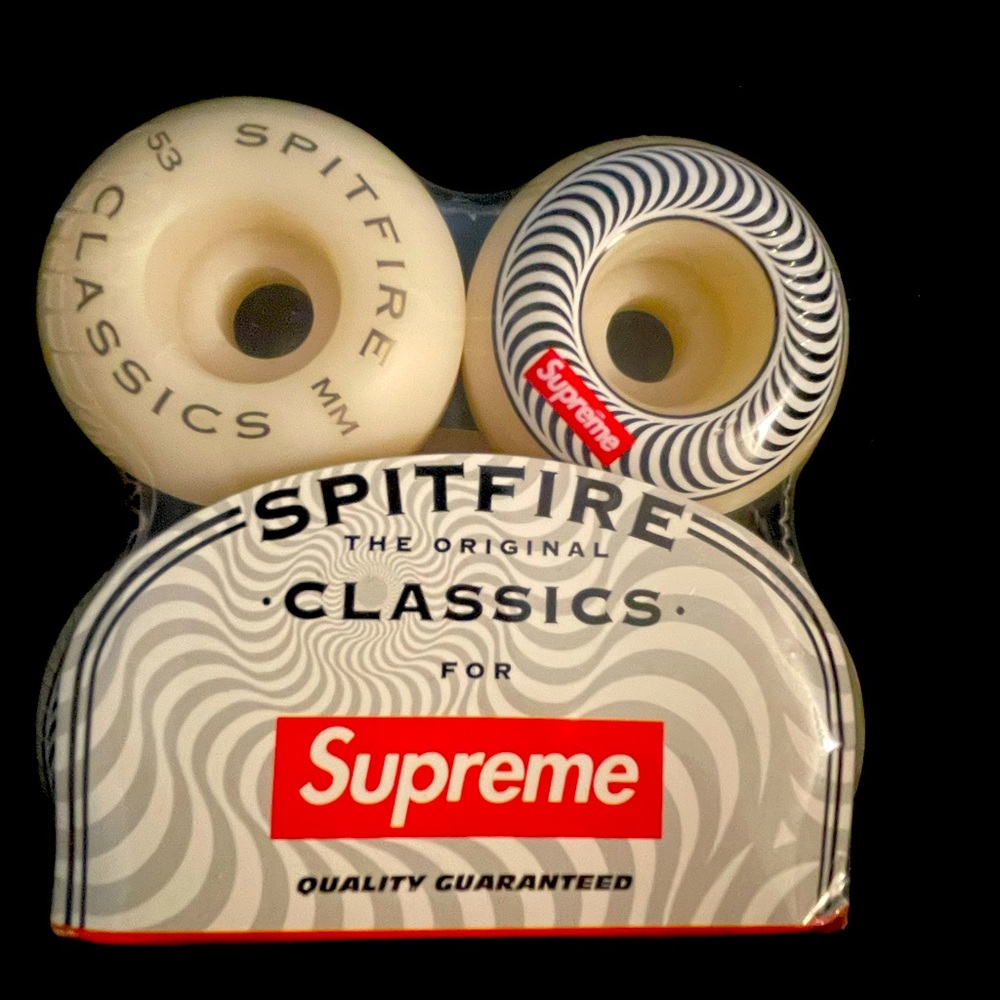 Supreme Spitfire Classics skateboard wheels. 53mm. Set of 4. Sealed in og pack